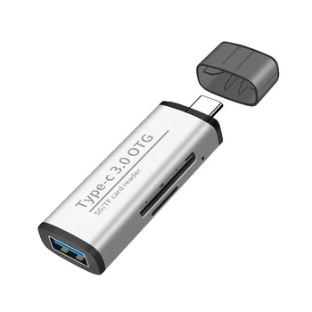 Czytnik kart SPU-CR03 USB-C na SD micro SD USB