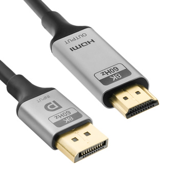 Kabel DP HDMI 8K 60Hz Spacetronik KDH-SPA015 15m