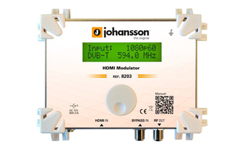 Modulator cyfrowy Johansson HDMI DVB-T 8203