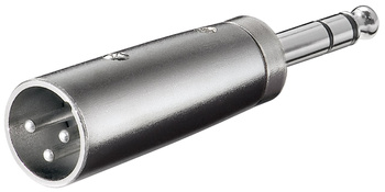 Adapter audio wtyk XLR - Jack 635mm Goobay