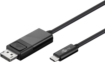 Kabel USB-C 3.1 - Display Port Goobay 12m czarny
