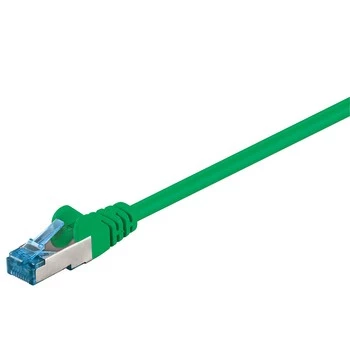 Patchcord LAN CAT 6A S/FTP zelený 5m