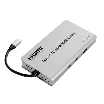 Adaptér USB-C na HDMI KVM 100W 4K 60Hz SPU-M17