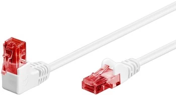 Patchcord CAT 6 U/UTP 1x90 BÍLÁ 025m