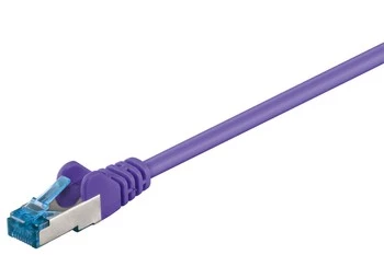 Patchcord LAN CAT 6A S/FTP fialový 3m