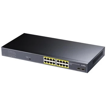 PoE+ SWITCH GS1020PS2 16x Gigabit 200W SFP CCTV VL