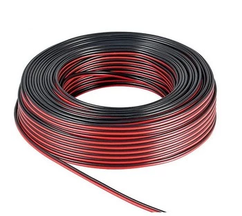 Reproduktorový kabel Goobay 2x25mm CCA 25m černo-červený