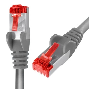 Kabel RJ45 CAT 6 S/FTP AWG27 LSZH šedý 2m