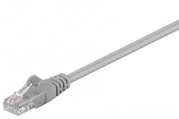 Patchcord LAN CAT 5E 3m šedý