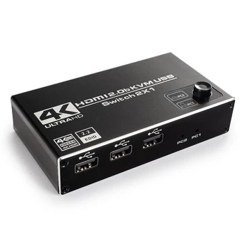 USB + HDMI 2/1 Spacetronik KVM přepínač SPH-KVM22