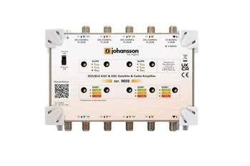 Širokopásmový/čtyřpásmový zesilovač AGC ASC Johansson 9659