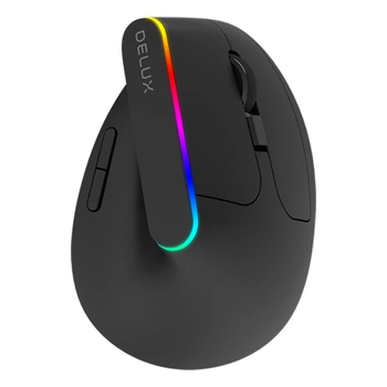 Bezdrátová vertikální myš Delux M618 DB