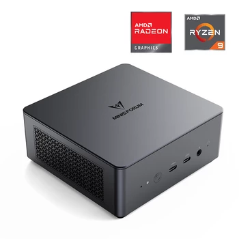 Minisforum UM790 PRO vysokorychlostní mini PC, AMD Ryzen 9 7940HS, AMD Radeon 780M, 32GB RAM DDR5, 2 x M.2 SSD 1 TB, Windows 11, 8K