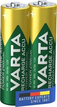 Nabíjecí baterie VARTA LR06 AA 12V 2100 mAh 2ks