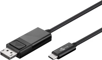 Kabel USB-C 3.1 - Display Port Goobay 12 m černý