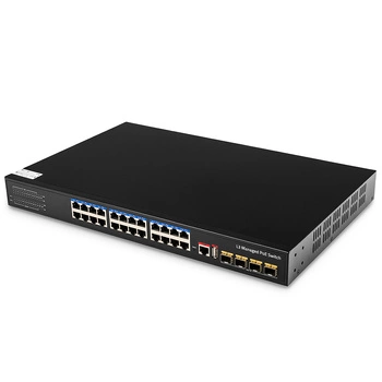 SWITCH 24x PoE+ GS5024PS4 400W 4x SFP +RJ Layer 3