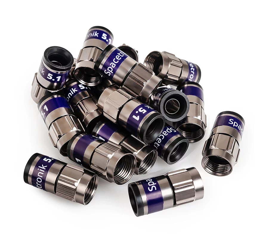 Wtyki F samokompresyjne