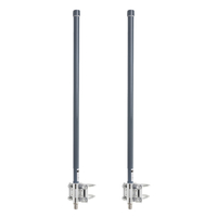 Rundstrahlantennen-Set 10dBi 4G LTE OMNI N grau