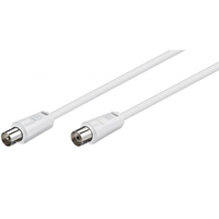 IEC-TV-Anschluss GN/WT Goobay weiß 0,5m