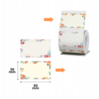 Etykiety seria B Niimbot 50x50 mm 150 szt kreskówki