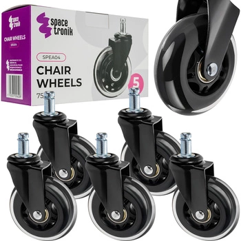 Spacetronik Schreibtisch-Rollen SPE-A01