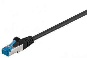 LAN Patchcord CAT 6A S/FTP schwarz 025m