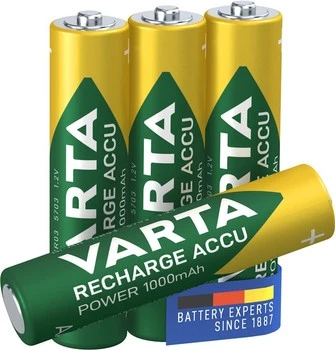 Wiederaufladbare VARTA LR03 AAA 12V 1000 mAh 4St