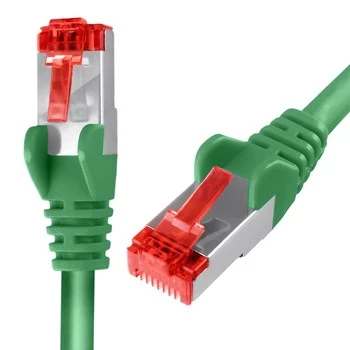 RJ45 CAT 6 S/FTP AWG27 LSZH grün 20m Kabel