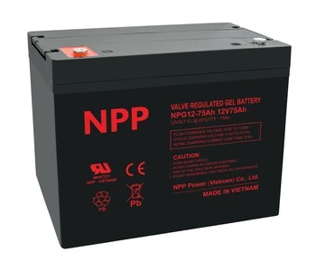 Gel-Batterie NPG 12V 75Ah NPP AGM DEEP GEL