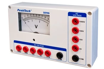 Analog-Spannungsmesser 1000V AC DC PeakTech 3296