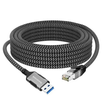 USB-A Gigabit Netzwerkkarte, 5m Adapterkabel