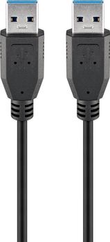 USB 3.0 SuperSpeed Kabel Stecker - Goobay Stecker 3m