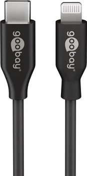 USB-C - Apple Lightning Kabel Goobay Schwarz 2m