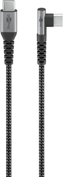 USB-C 2.0 480 Mbps Goobay Angular TEXTIL Kabel 1m
