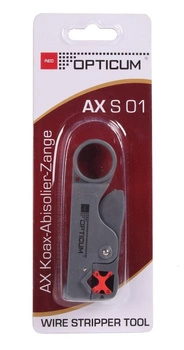 Abisolierzange für RG59 RG6 Rot AX S 01 Stecker