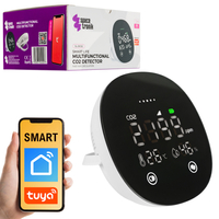 Bezprzewodowy czujnik CO2 z LED Tuya SL-DC02 3w1