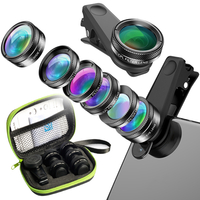 Apexel lenses and filters for smartphone 6in1 DG6V2