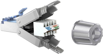 RJ45 8P8C CAT6A STP twisted-pair network connector Goobay