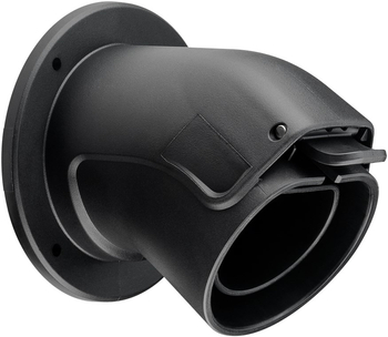 EV Type 2 wall angle cable holder black