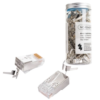 RJ45 cat. 7 FTP connector NC-RJ457FT-14 100pcs