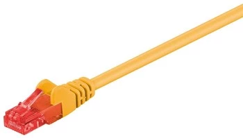 LAN Patchcord CAT 6 U/UTP YELLOW cable 025m