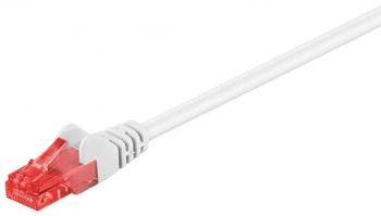 LAN Patchcord CAT 6 U/UTP cable white 3m