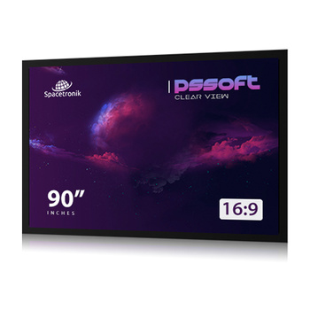 Frame projection screen 90" inches PVC-PS