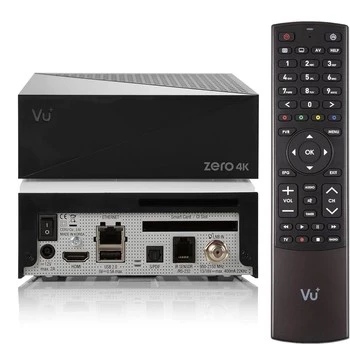 VU+ Zero 4K Black with DVB-S2X head unit