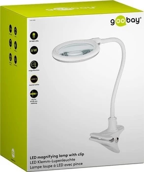 Cosmetic LUPA lamp 30xLED 6W 480lm Goobay