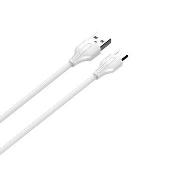 LDNIO USB-A - micro-USB cable 1m 21A white LS541M