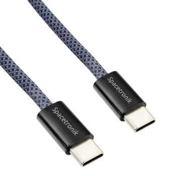 Spacetronik PD100/240W USB-C cable 1m navy blue