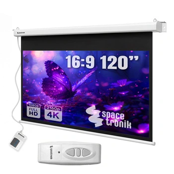 Electric Projection Screen SST Wall Mount 120in