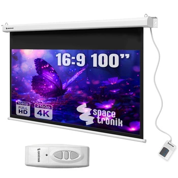 Electric Projection Screen SST Wall Mounted 100in