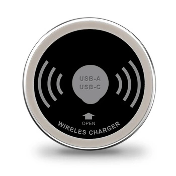 SPM-04 15W wireless tabletop charger with USB